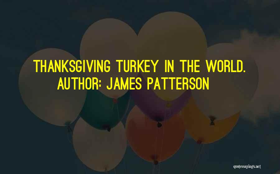 Thanksgiving Turkey Quotes By James Patterson