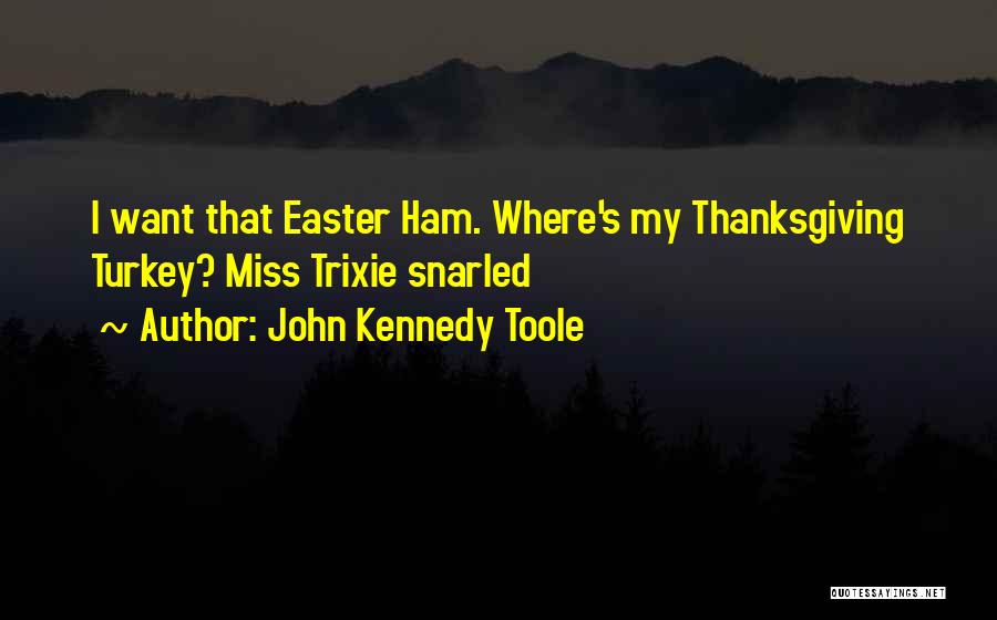 Thanksgiving Turkey Quotes By John Kennedy Toole