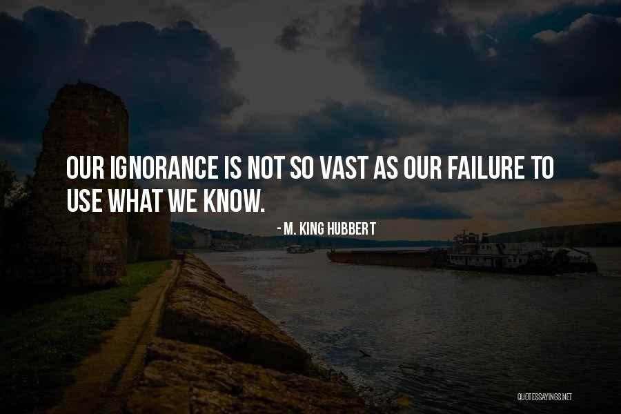 Thanksssssss Quotes By M. King Hubbert