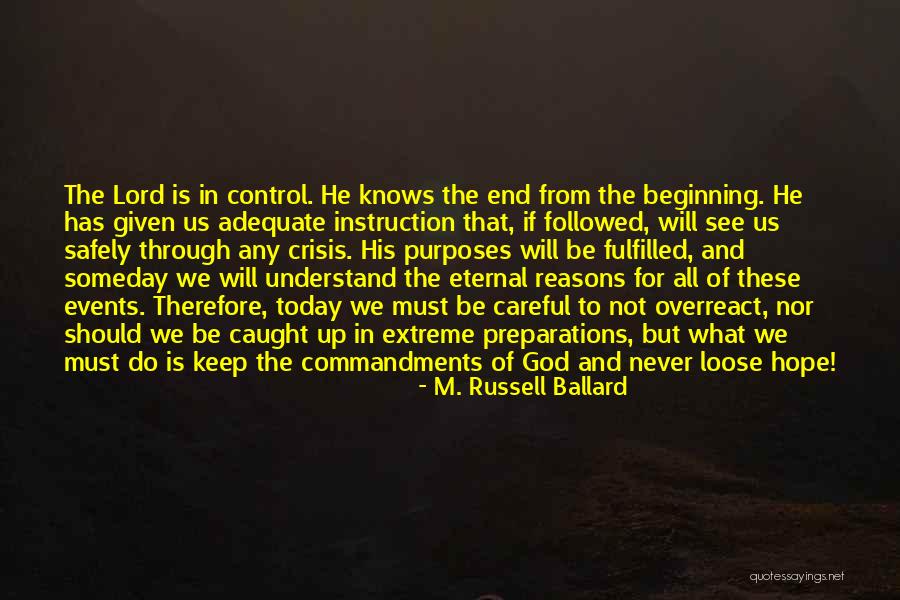 Thantos Quotes By M. Russell Ballard Thantos Quotes By M. Russell Ballard