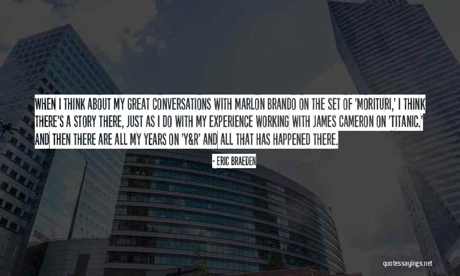 Tharanga Quotes By Eric Braeden Tharanga Quotes By Eric Braeden