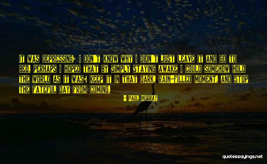 That Depressing Moment When Quotes By Paul Murray That Depressing Moment When Quotes By Paul Murray