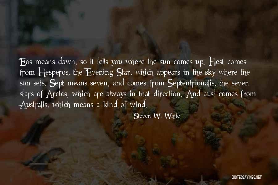 That Evening Sun Quotes By Steven W. White That Evening Sun Quotes By Steven W. White