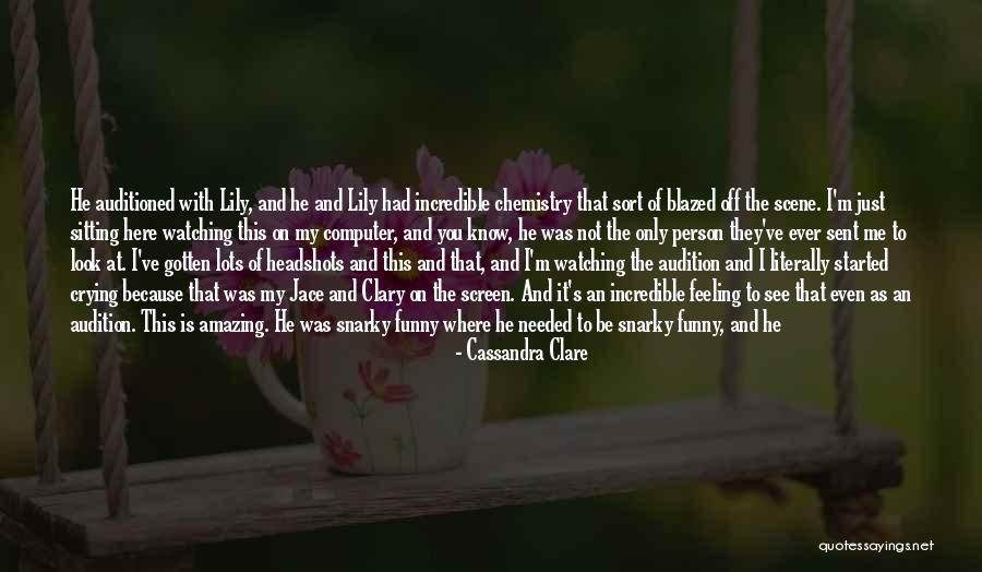 That Funny Feeling Quotes By Cassandra Clare That Funny Feeling Quotes By Cassandra Clare
