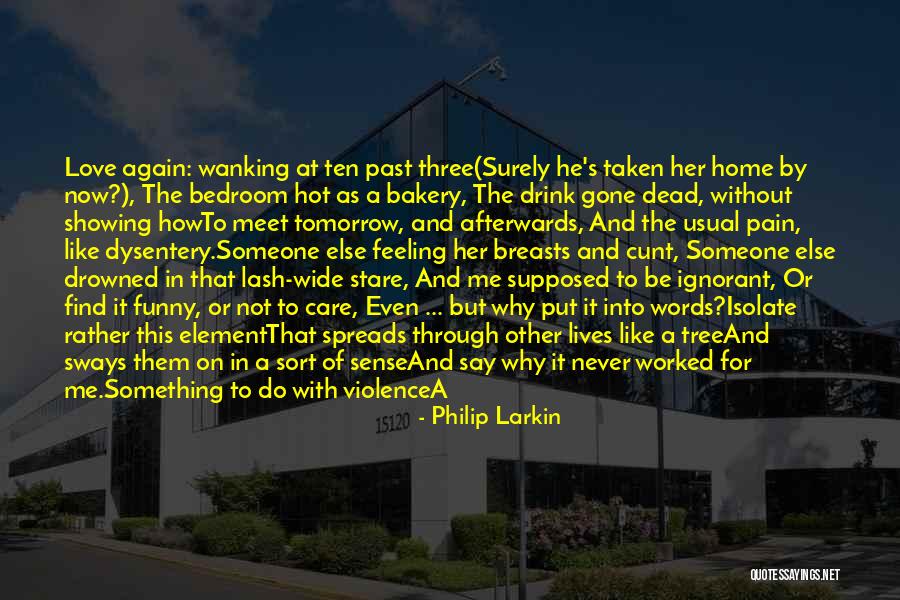 That Funny Feeling Quotes By Philip Larkin That Funny Feeling Quotes By Philip Larkin