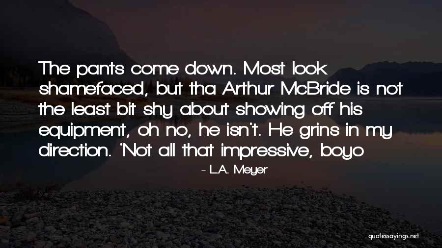 That Look Quotes By L.A. Meyer That Look Quotes By L.A. Meyer