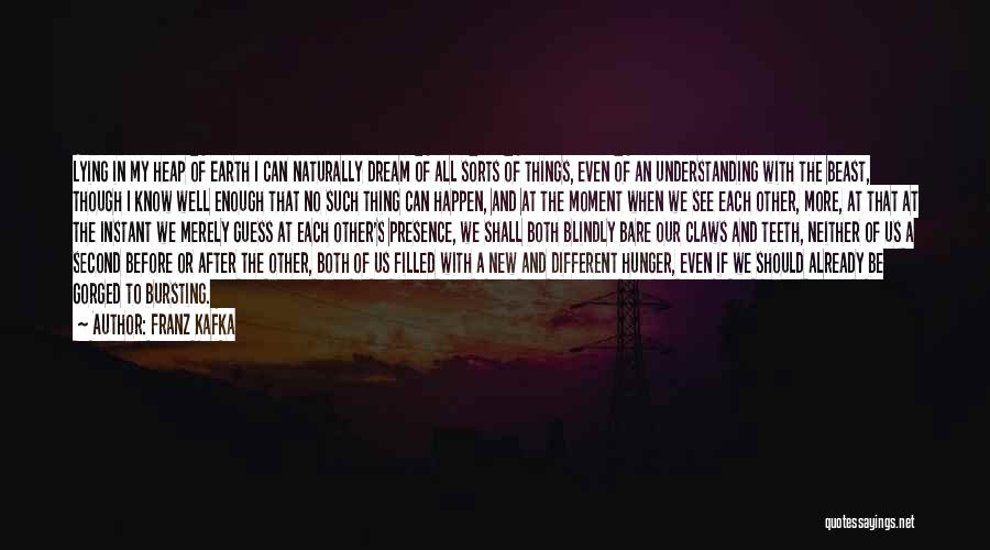 That Moment When You Know Someone Is Lying Quotes By Franz Kafka
