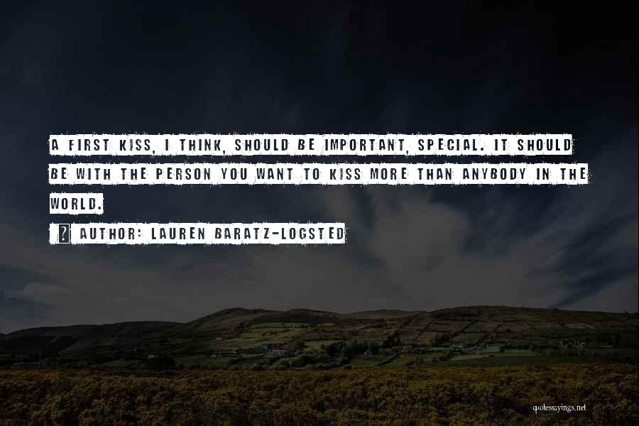 That Special Kiss Quotes By Lauren Baratz-Logsted