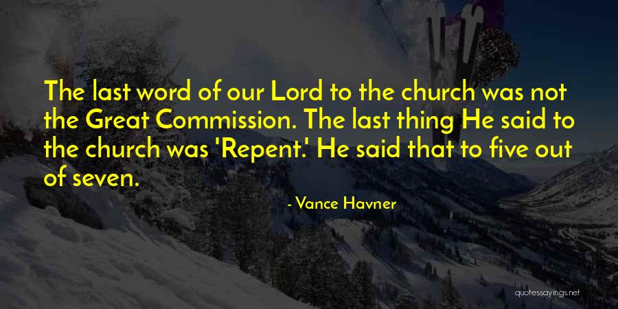 That Was Great Quotes By Vance Havner