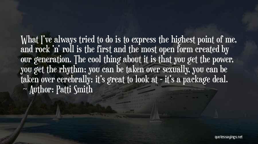 That's Cool Quotes By Patti Smith