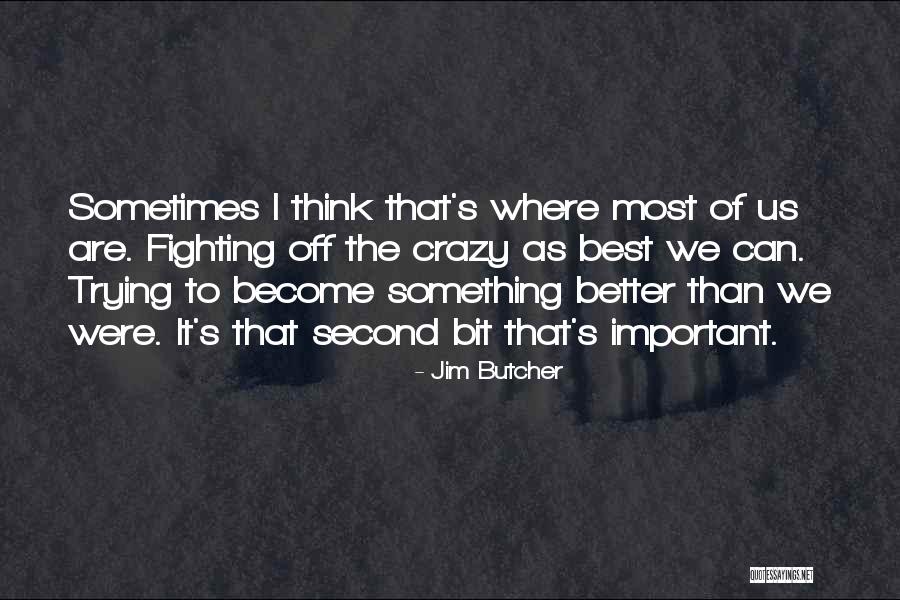 That's Crazy Quotes By Jim Butcher