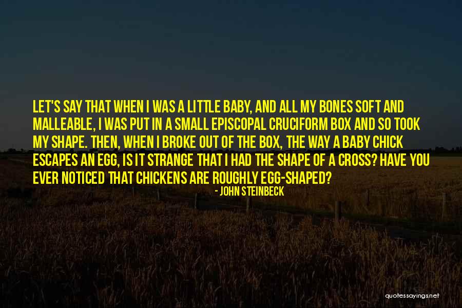 That's My Baby Quotes By John Steinbeck