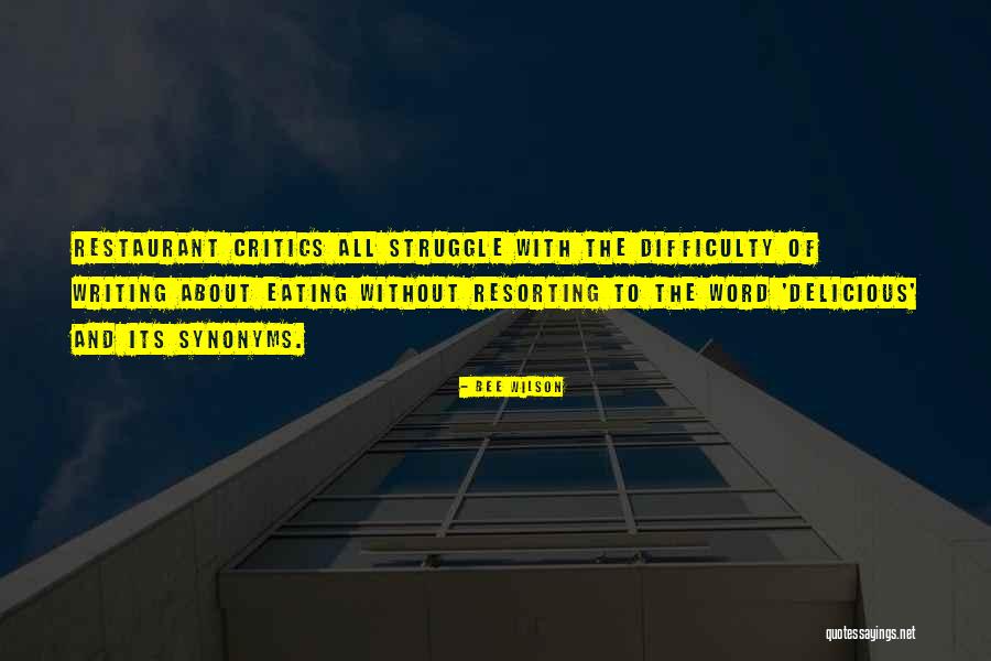 Thats Why Synonyms Quotes By Bee Wilson Thats Why Synonyms Quotes By Bee Wilson