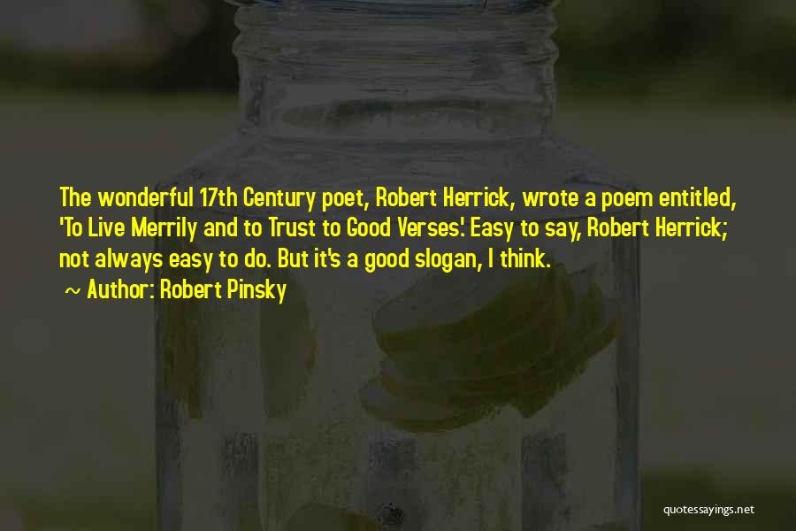 The 17th Century Quotes By Robert Pinsky