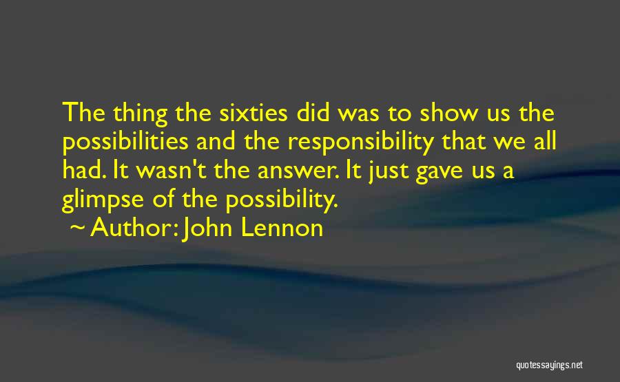 The 1960s Quotes By John Lennon