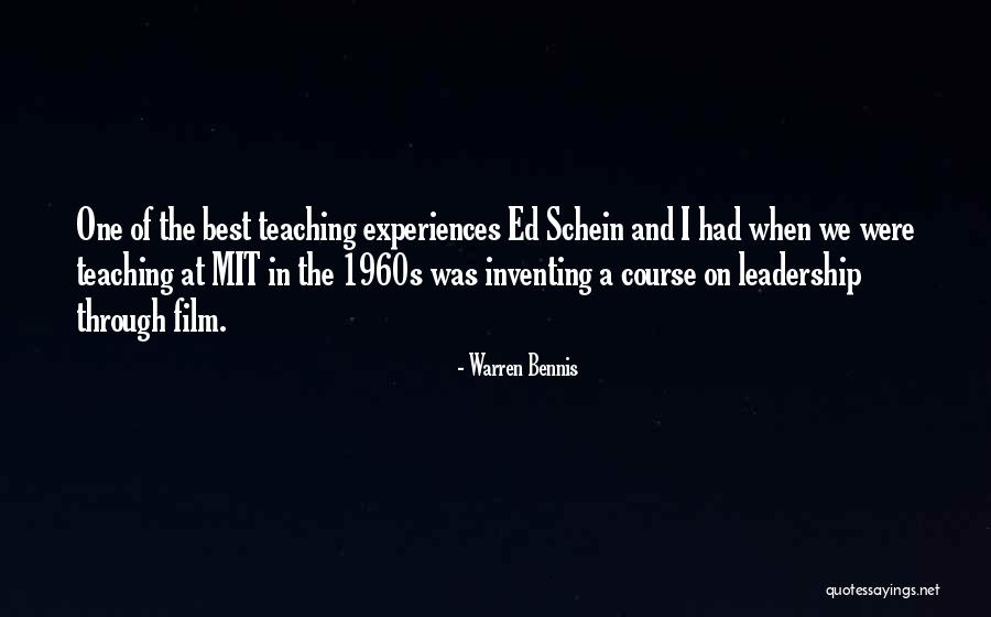 The 1960s Quotes By Warren Bennis