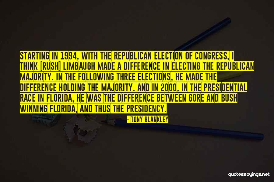 The 2000 Presidential Election Quotes By Tony Blankley The 2000 Presidential Election Quotes By Tony Blankley