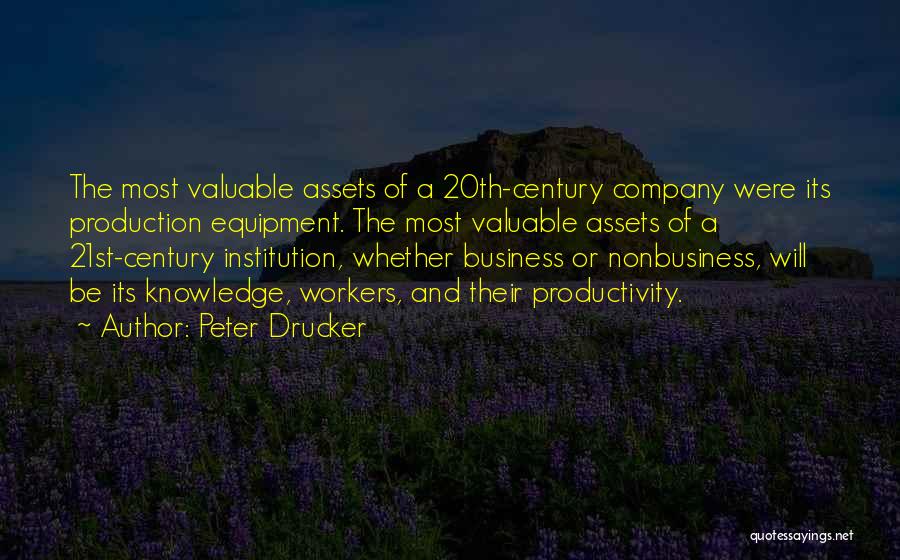 The 20th Century Quotes By Peter Drucker