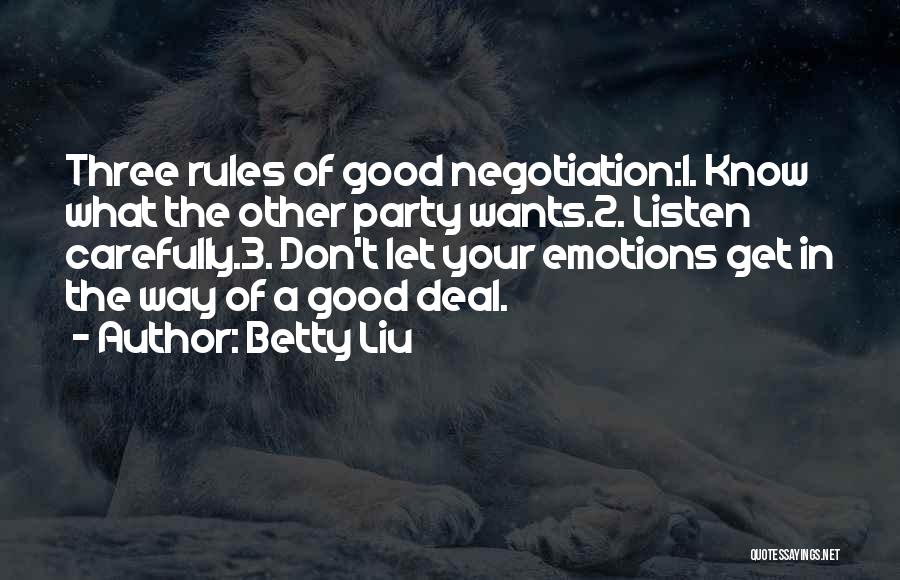 The 3 Quotes By Betty Liu