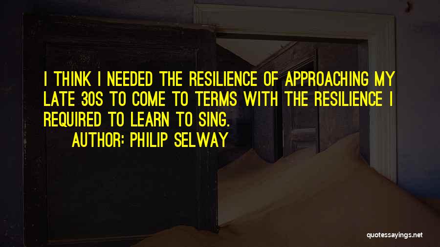 The 30s Quotes By Philip Selway