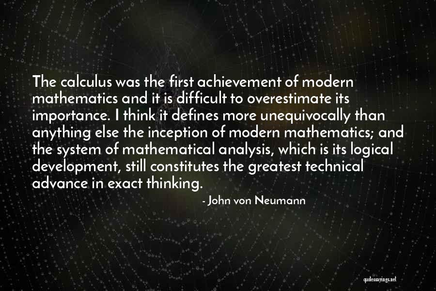 The Achievement Quotes By John Von Neumann The Achievement Quotes By John Von Neumann