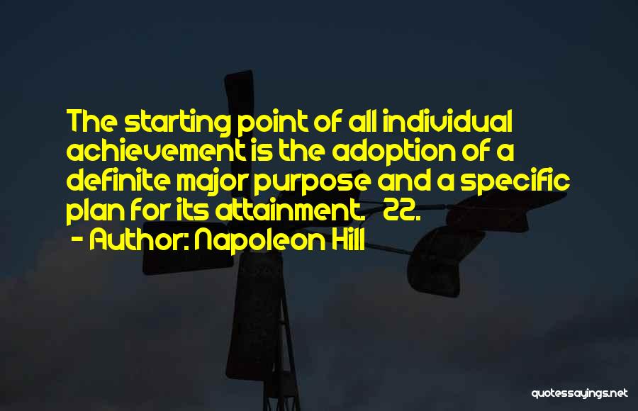 The Achievement Quotes By Napoleon Hill