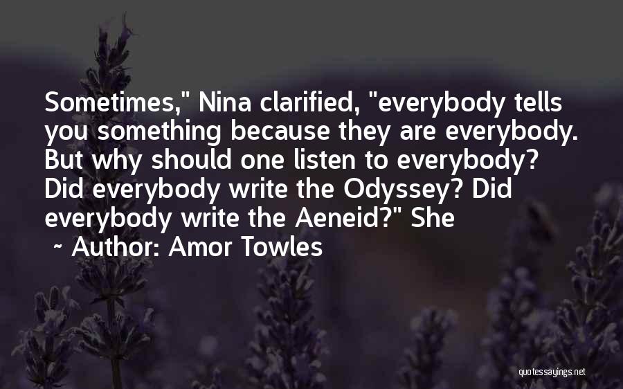 The Aeneid Quotes By Amor Towles
