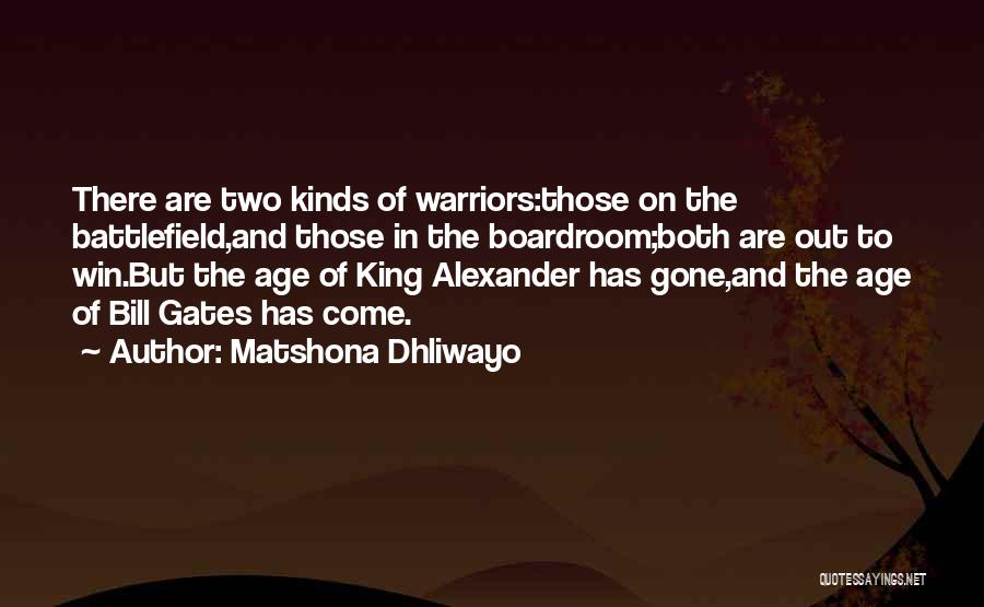 The Age Business Quotes By Matshona Dhliwayo