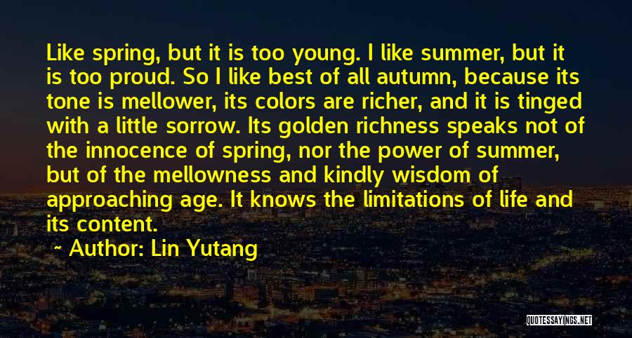 The Age Of Innocence Quotes By Lin Yutang