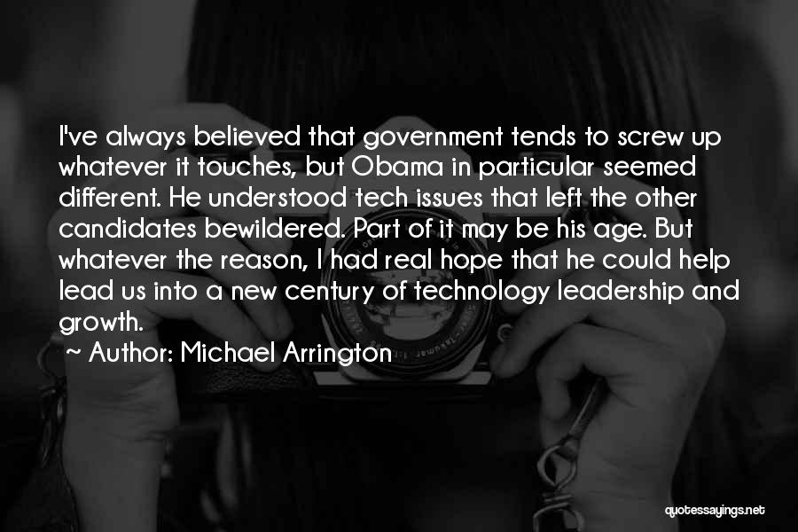 The Age Of Reason Quotes By Michael Arrington