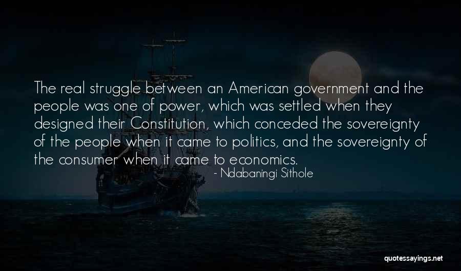 The American Constitution Quotes By Ndabaningi Sithole
