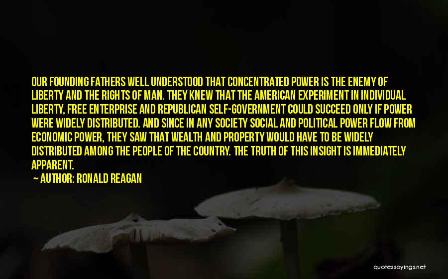 The American Experiment Quotes By Ronald Reagan