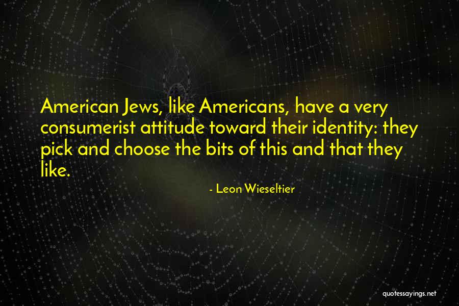 The American Identity Quotes By Leon Wieseltier