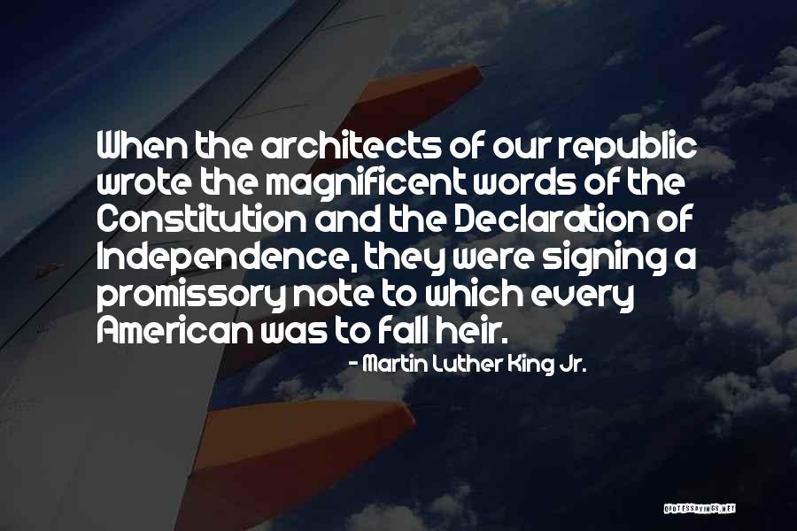 The American Republic Quotes By Martin Luther King Jr. The American Republic Quotes By Martin Luther King Jr.
