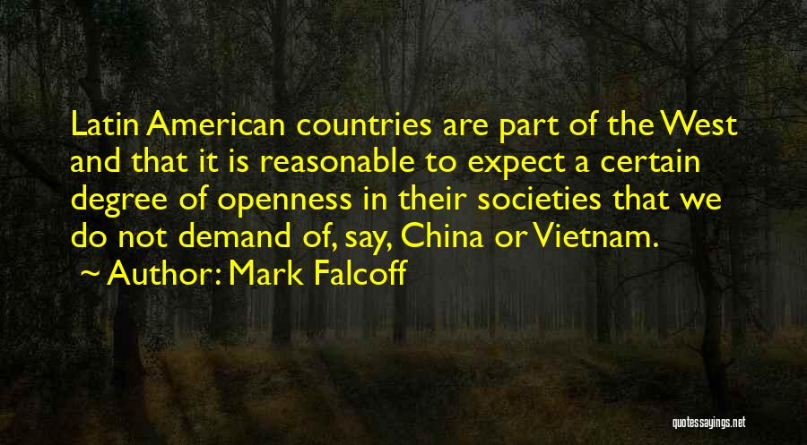 The American West Quotes By Mark Falcoff