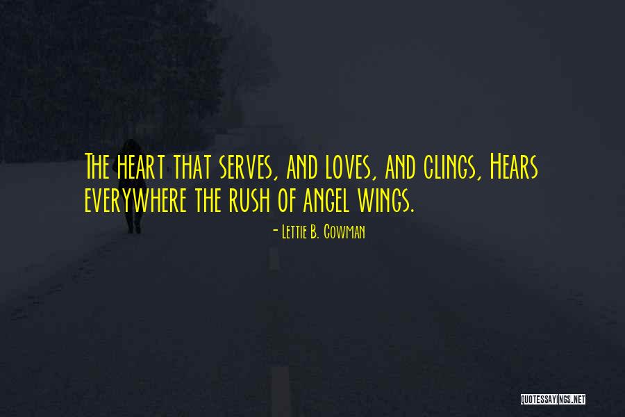 The Angel Quotes By Lettie B. Cowman The Angel Quotes By Lettie B. Cowman