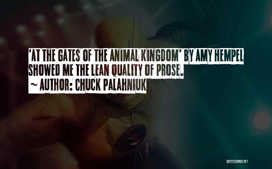 The Animal Kingdom Quotes By Chuck Palahniuk