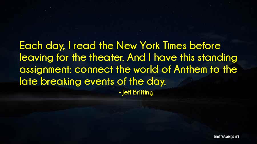 The Anthem Quotes By Jeff Britting The Anthem Quotes By Jeff Britting