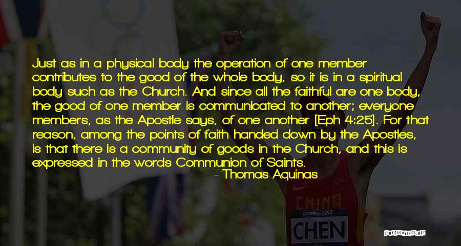 The Apostles Quotes By Thomas Aquinas