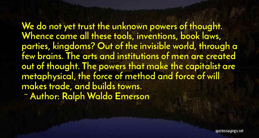 The Art Book Quotes By Ralph Waldo Emerson