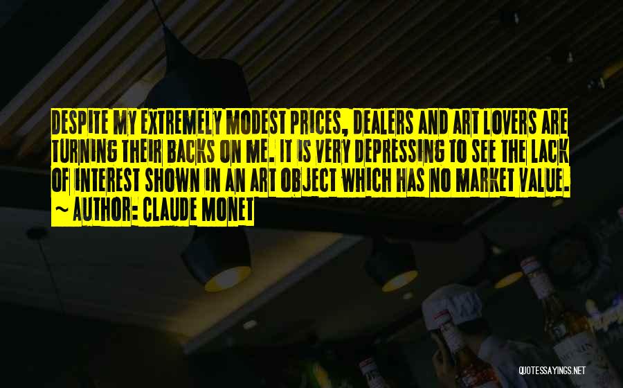 The Art Market Quotes By Claude Monet