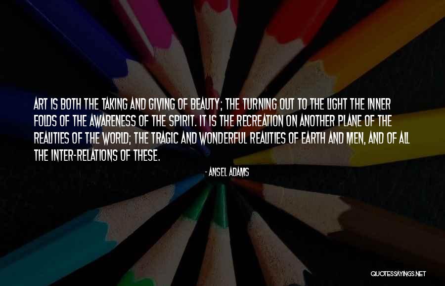 The Art Of Giving Quotes By Ansel Adams The Art Of Giving Quotes By Ansel Adams