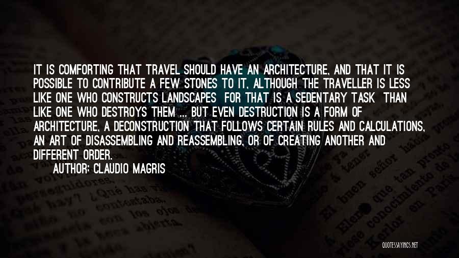 The Art Of Travel Quotes By Claudio Magris