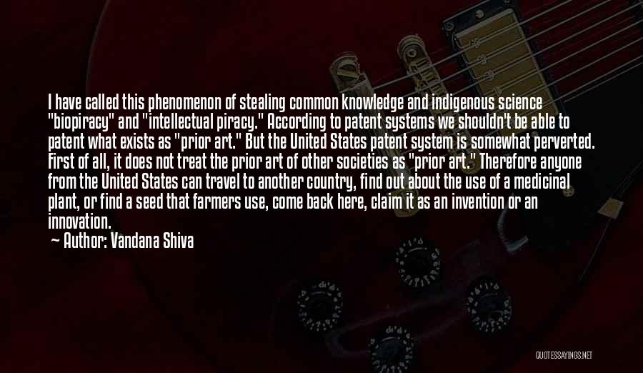 The Art Of Travel Quotes By Vandana Shiva