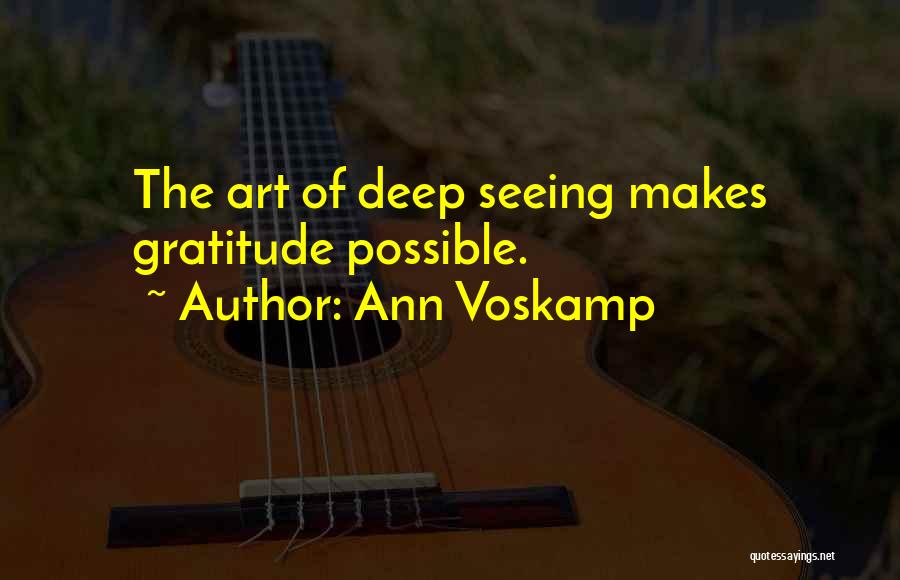 The Art Quotes By Ann Voskamp