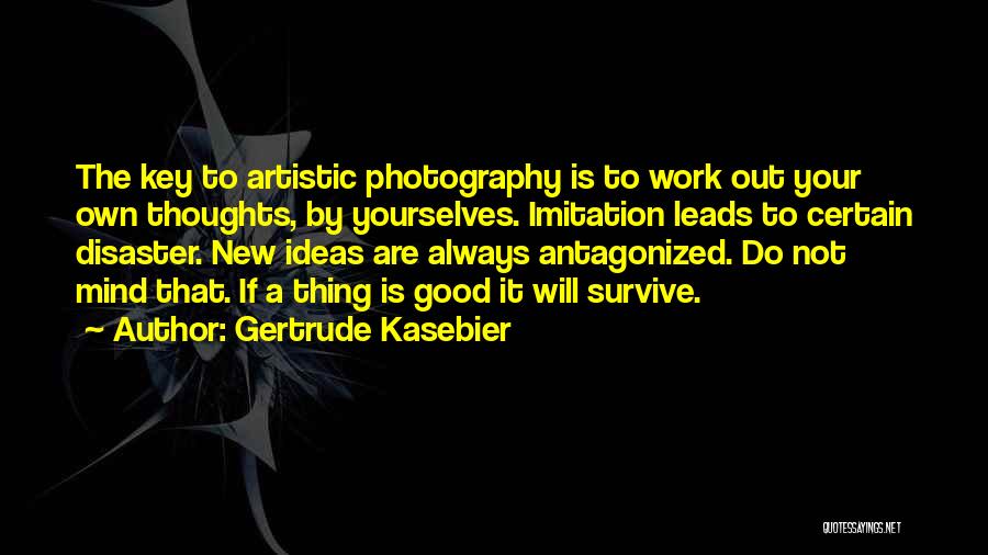 The Artistic Mind Quotes By Gertrude Kasebier