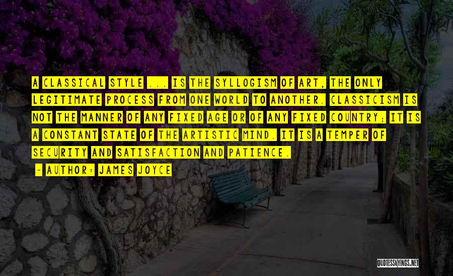 The Artistic Mind Quotes By James Joyce