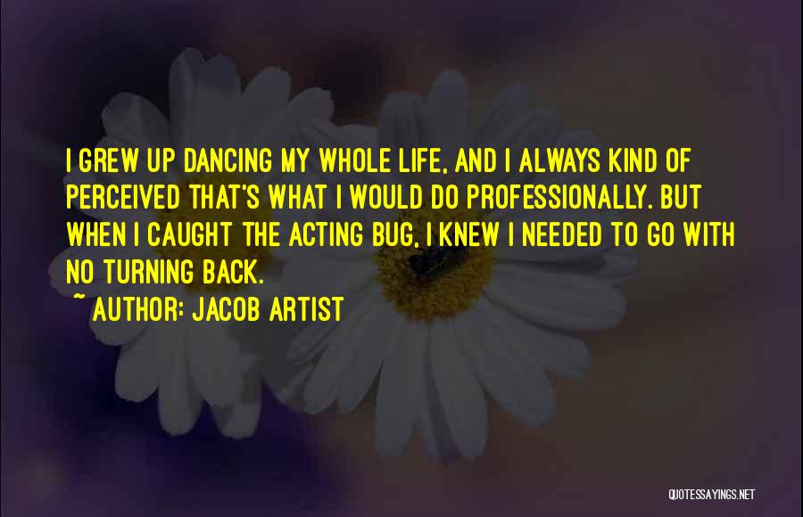 The Artist's Life Quotes By Jacob Artist