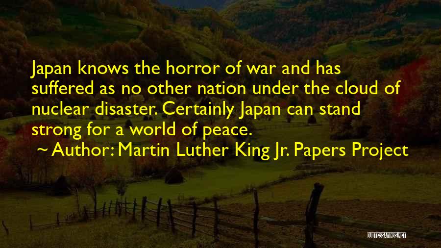 The Atomic Bomb On Japan Quotes By Martin Luther King Jr. Papers Project