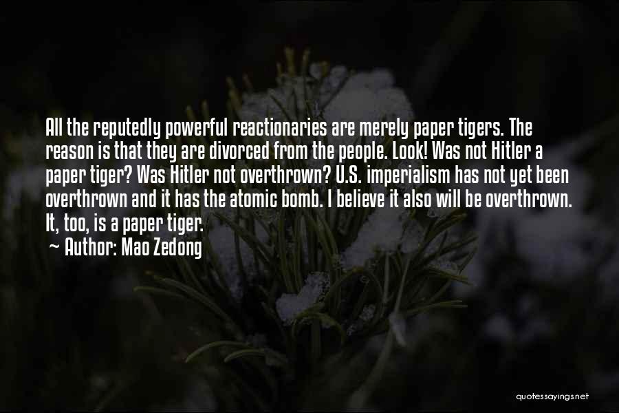 The Atomic Bomb Quotes By Mao Zedong